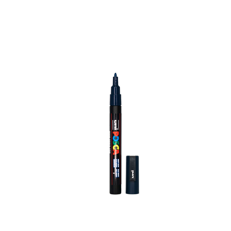 POSCA PC-3M Paint Marker Fine Bullet Tip Navy Blue – water-based paint marker pen