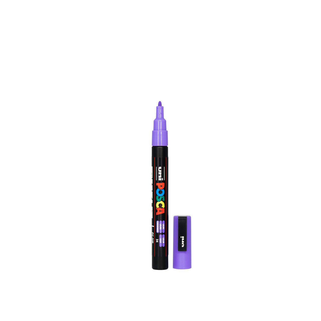 POSCA PC-3M Paint Marker Fine Bullet Tip Lilac – water-based paint marker pen