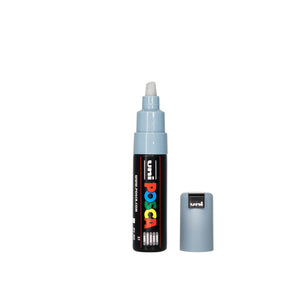 POSCA PC-8K Paint Marker Broad Chisel Tip Grey – water-based paint marker pen