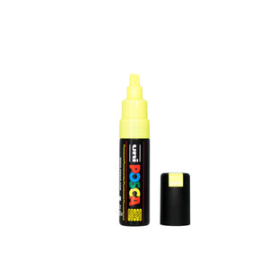 POSCA PC-8K Paint Marker Broad Chisel Tip Fluorescent Yellow – water-based paint marker pen