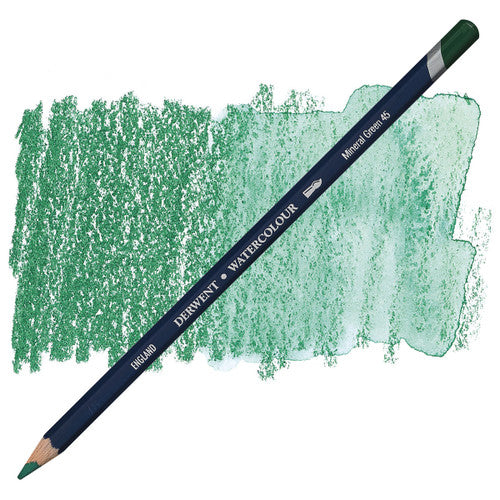 Derwent Watercolour Pencil Mineral Green Box of 6