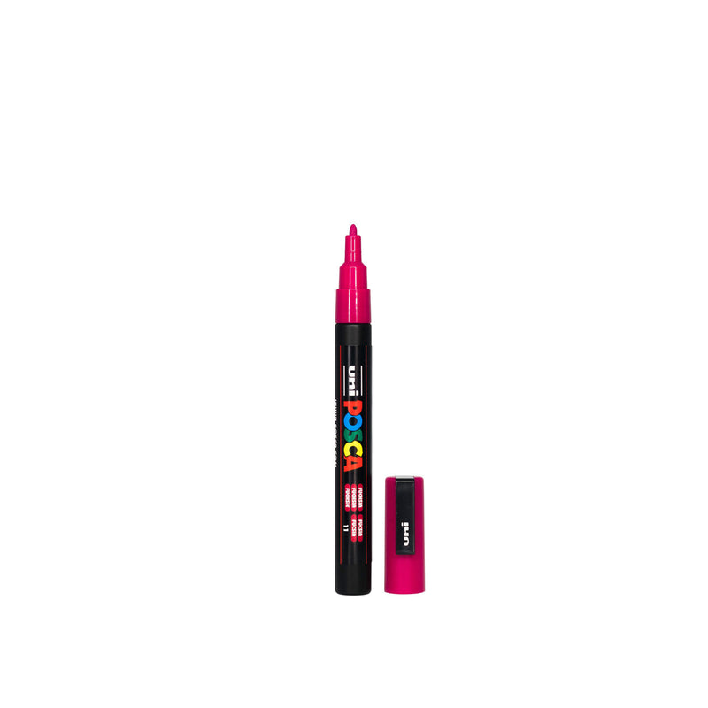 POSCA PC-3M Paint Marker Fine Bullet Tip Fuchsia – water-based paint marker pen