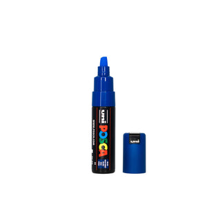 POSCA PC-8K Paint Marker Broad Chisel Tip Blue – per-colour water-based paint marker pen