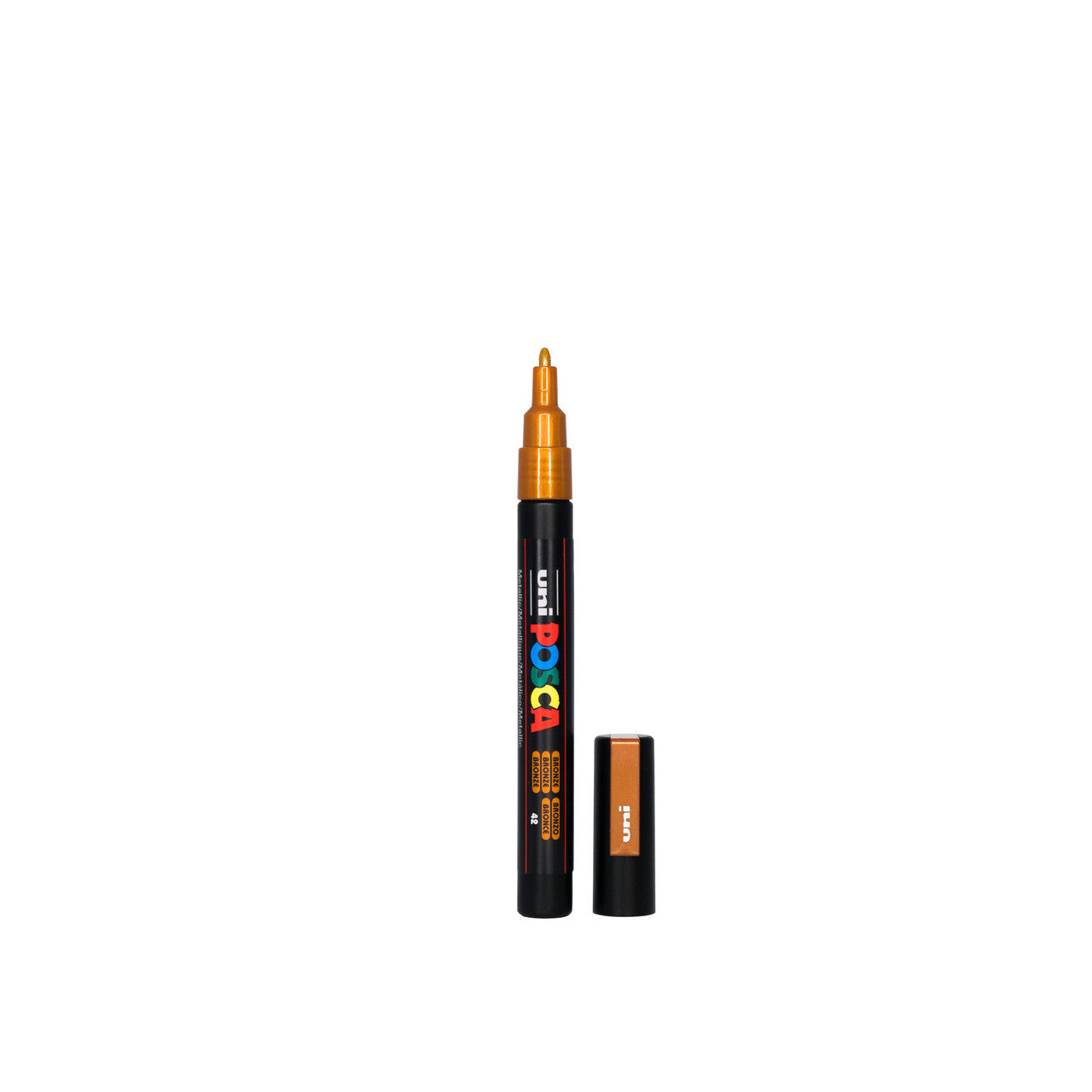 POSCA PC-3M Paint Marker Fine Bullet Tip Bronze – water-based paint marker pen