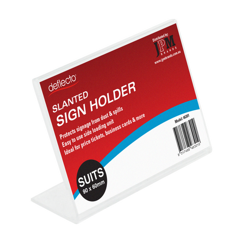 Deflecto Business Place Card Holder Landscape