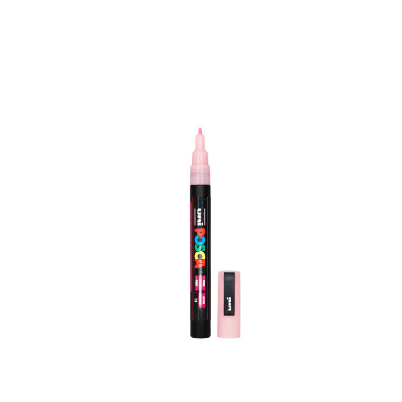 POSCA PC-3M Paint Marker Fine Bullet Tip Glitter Pink – water-based paint marker pen