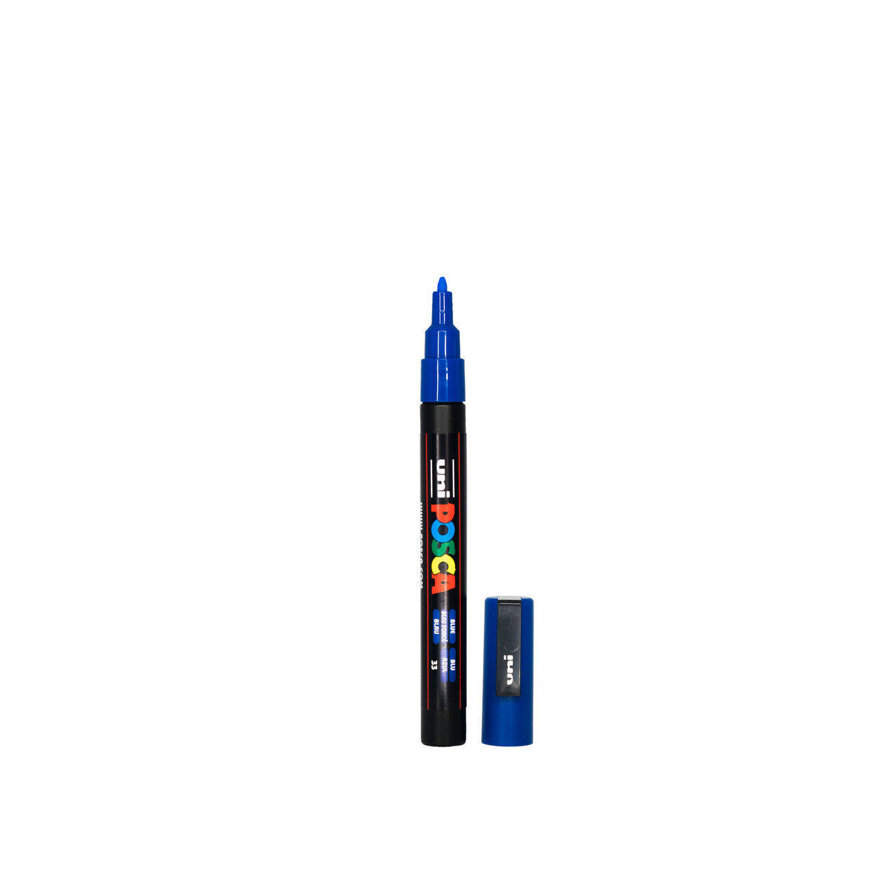 POSCA PC-3M Paint Marker Fine Bullet Tip Blue – water-based paint marker pen