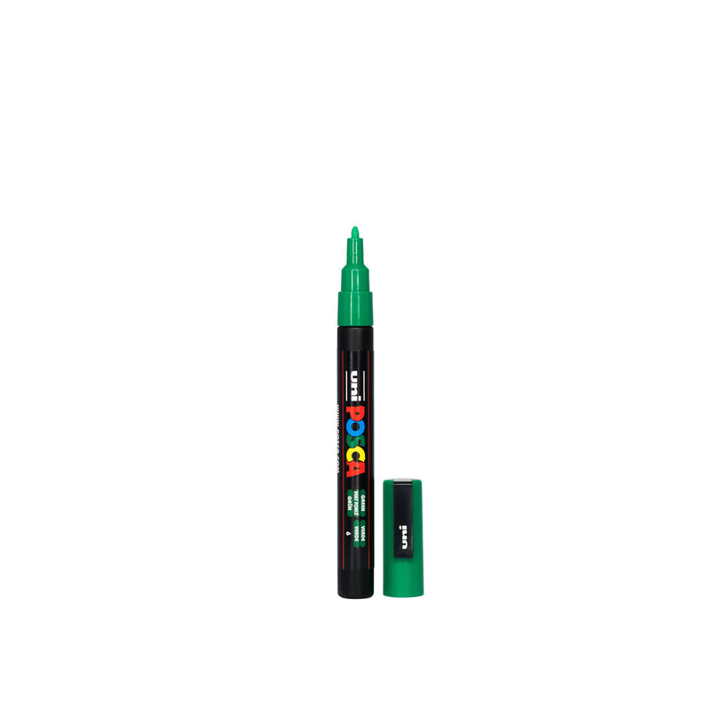 POSCA PC-3M Paint Marker Fine Bullet Tip Green – water-based paint marker pen