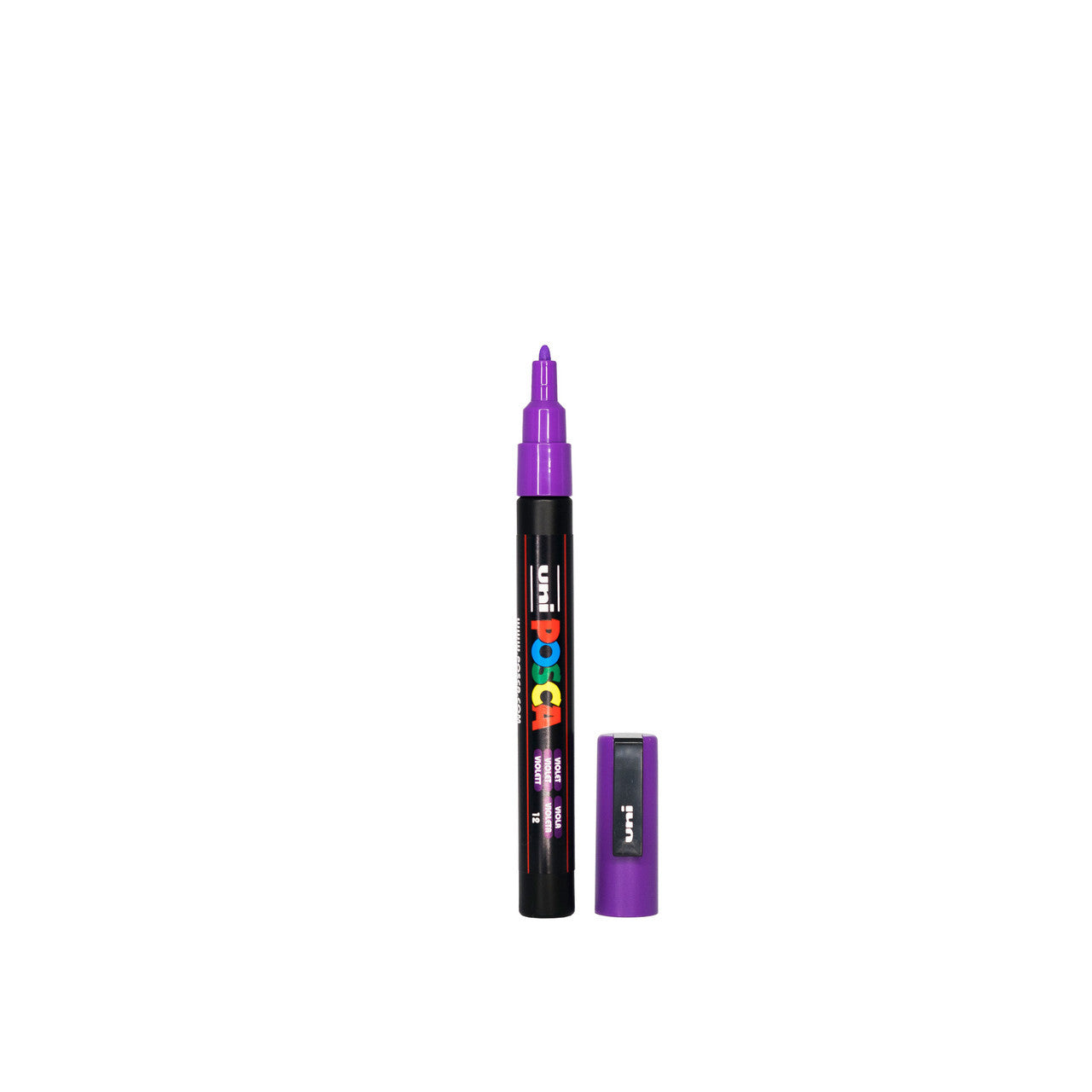 POSCA PC-3M Paint Marker Fine Bullet Tip Violet – water-based paint marker pen