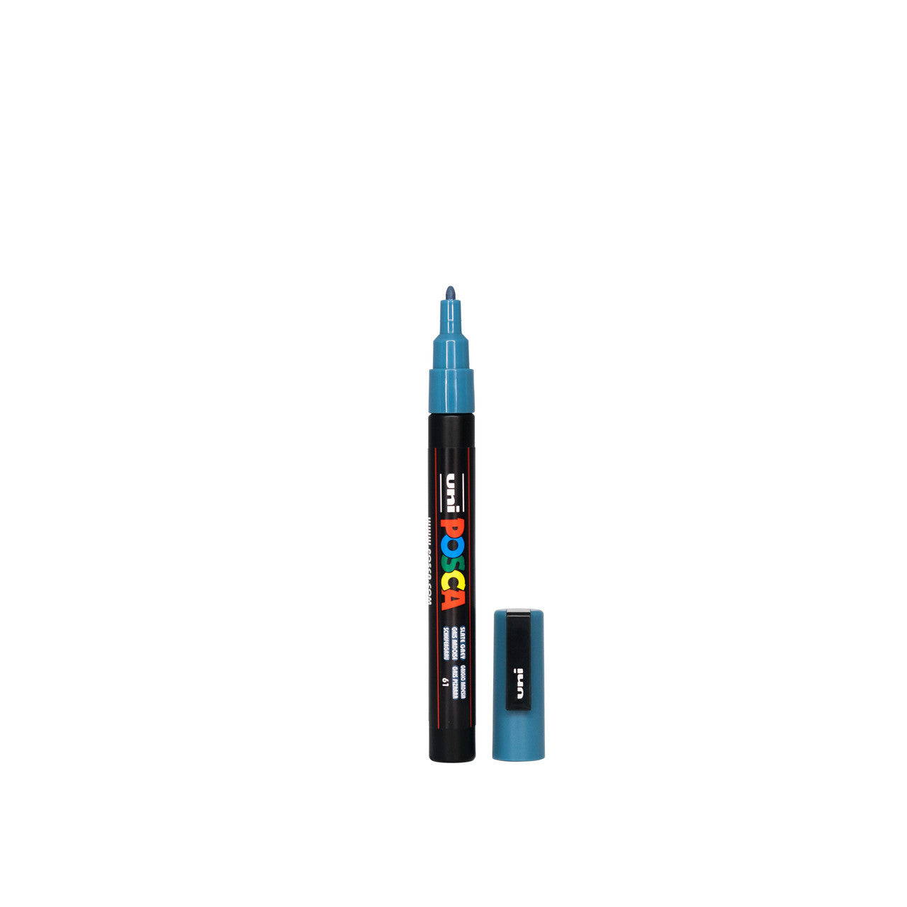 POSCA PC-3M Paint Marker Fine Bullet Tip Slate Grey – water-based paint marker pen