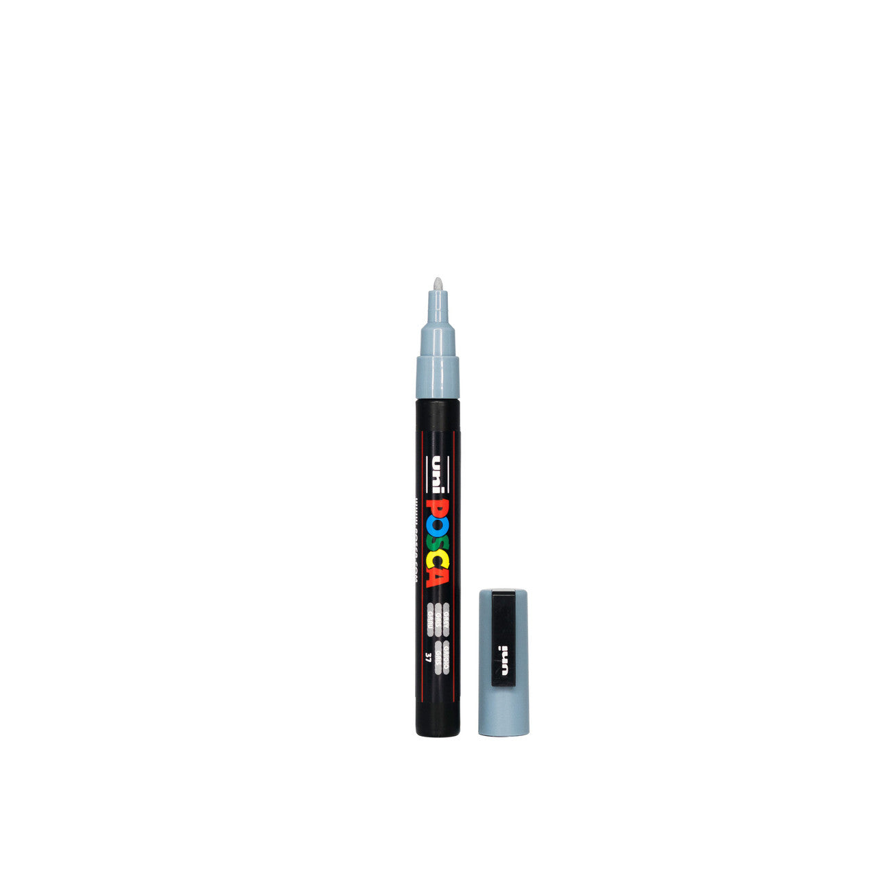 POSCA PC-3M Paint Marker Fine Bullet Tip Grey – water-based paint marker pen