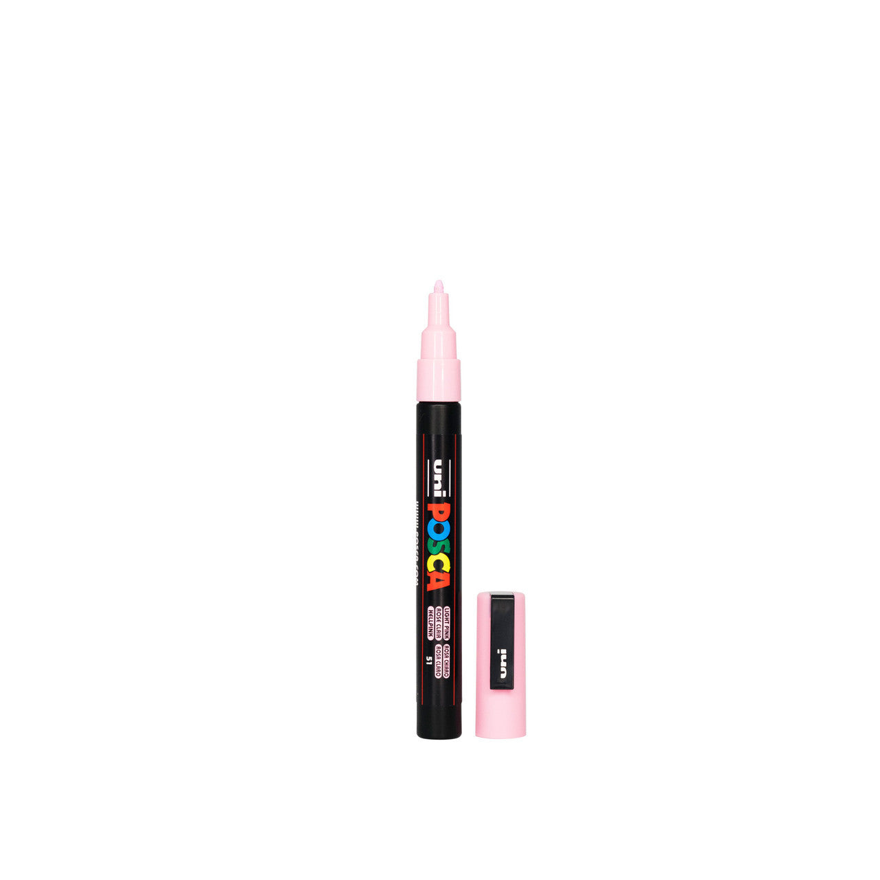 POSCA PC-3M Paint Marker Fine Bullet Tip Light Pink – water-based paint marker pen