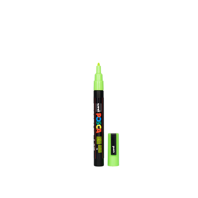 POSCA PC-3M Paint Marker Fine Bullet Tip Apple Green – water-based paint marker pen