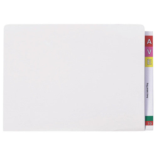 Avery White Shelf Lateral File A4 Extra Heavyweight 100 Box