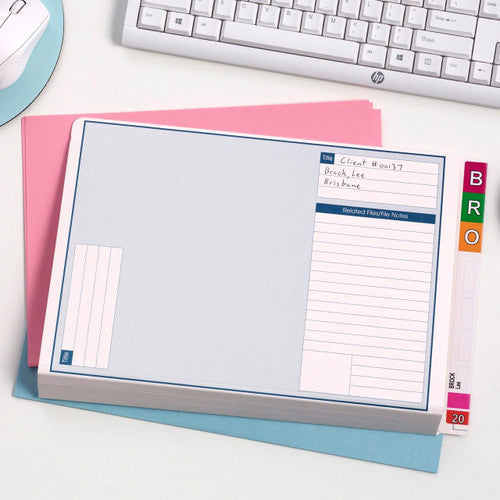 Avery White Lateral Notes File Standard 355 x 235mm 100 Box
