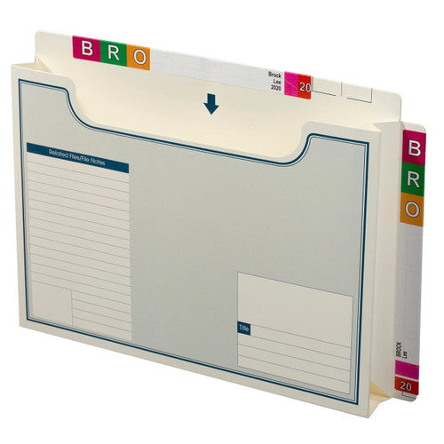 Avery White Lateral Notes Twin Tab Wallet File 355 x 235mm 20 Box