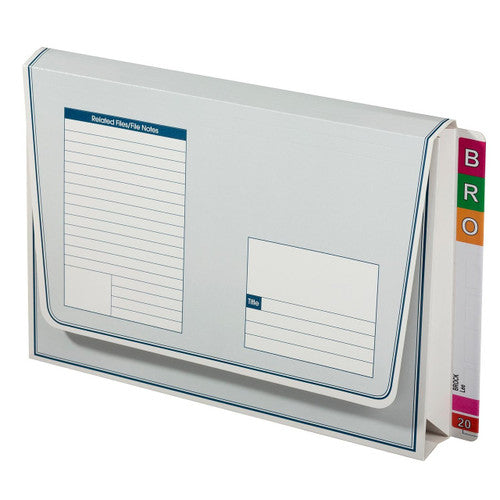 Avery White Lateral Notes Document Wallet File 355 x 235mm 20 Box