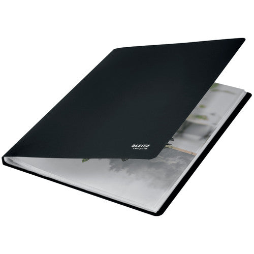 Leitz Recycle Non-Refillable Display Book 20 Pocket PP A4 Black Pack of 10