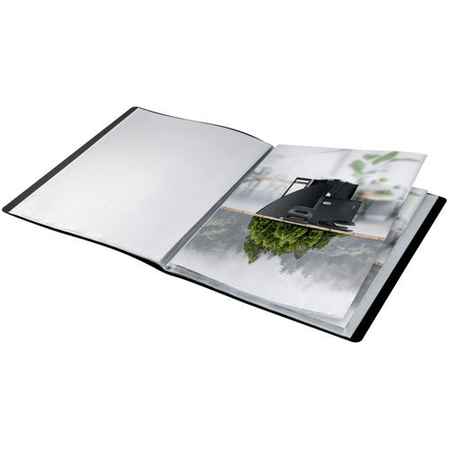 Leitz Recycle Non-Refillable Display Book 20 Pocket PP A4 Black Pack of 10