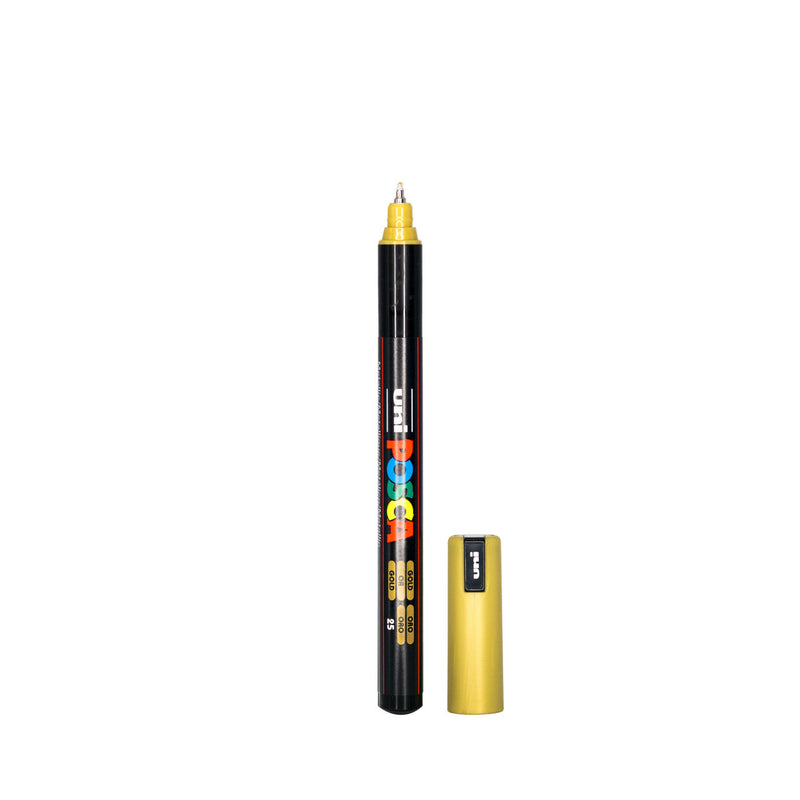POSCA PC-1MR Paint Marker Ultra Fine Tip Gold – water-based paint marker pen