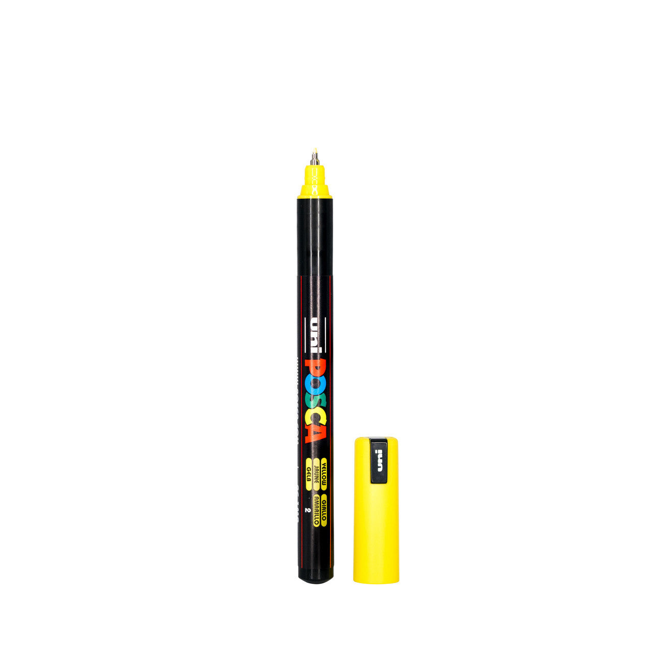 POSCA PC-1MR Paint Marker Ultra Fine Tip Yellow – water-based paint marker pen