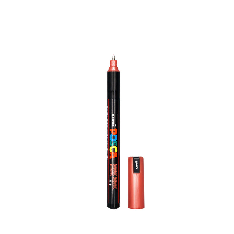 POSCA PC-1MR Paint Marker Ultra Fine Tip Metallic Red – water-based paint marker pen