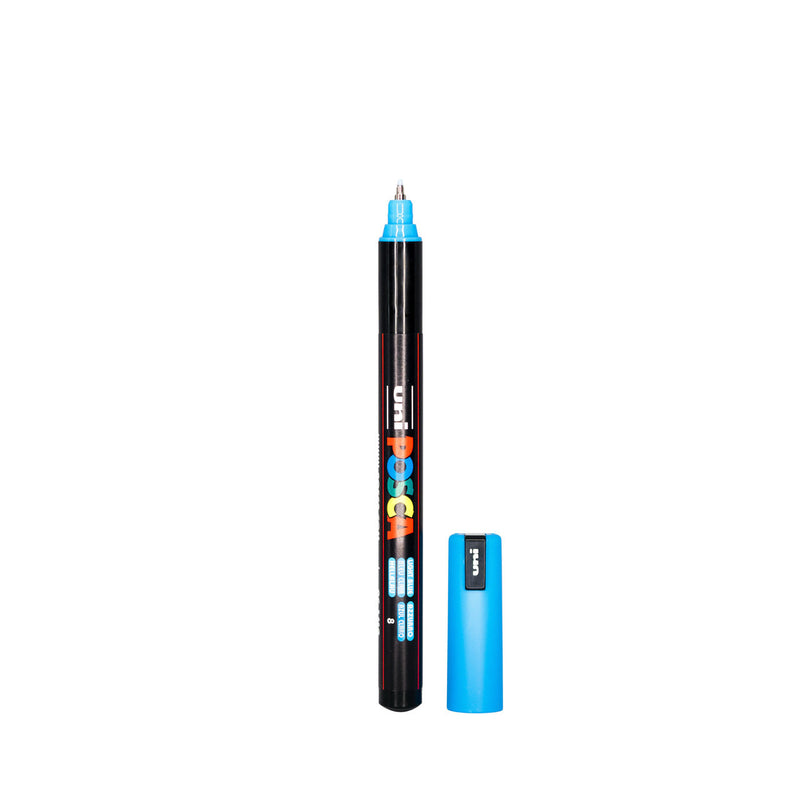 POSCA PC-1MR Paint Marker Ultra Fine Tip Light Blue – water-based paint marker pen