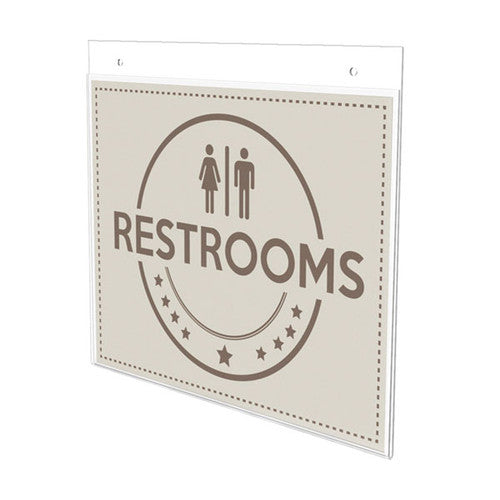 Deflecto Wall Mount Sign Holder A3 Landscape