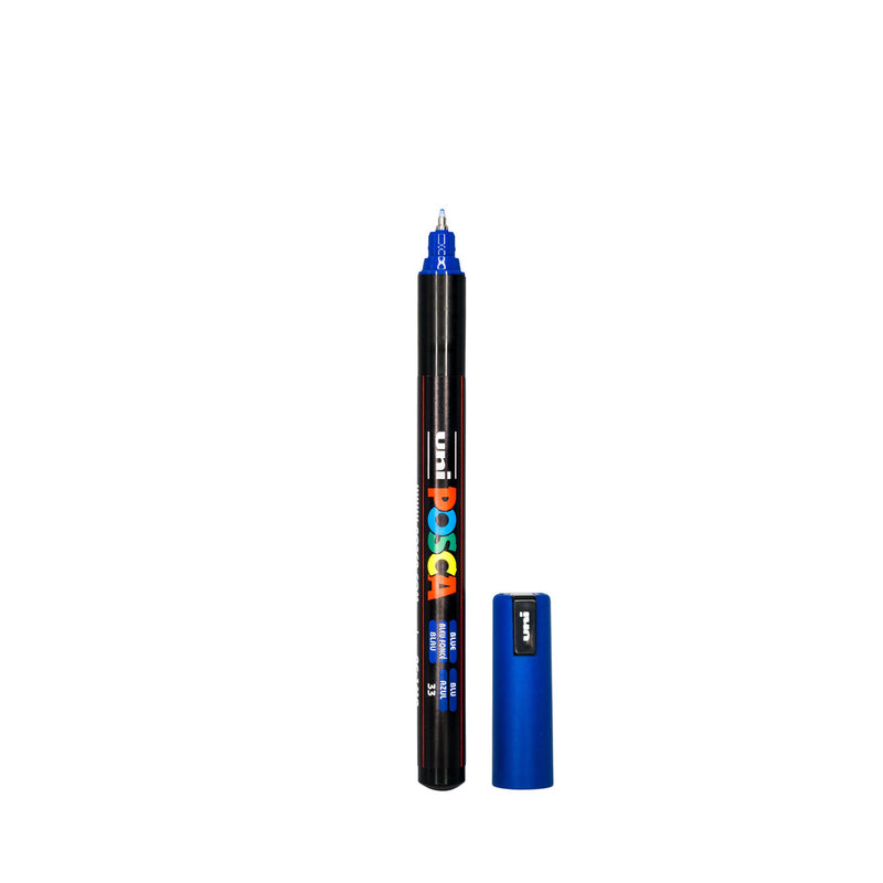 POSCA PC-1MR Paint Marker Ultra Fine Tip Blue – water-based paint marker pen