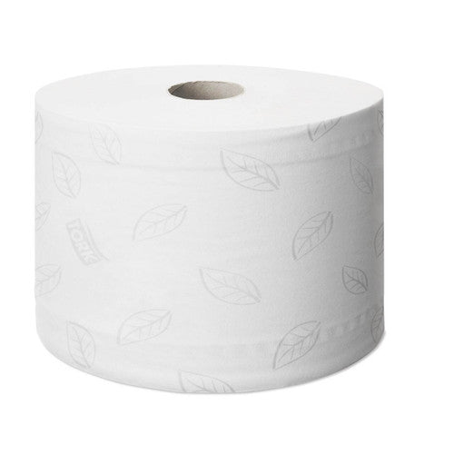 Tork SmartOne Toilet Roll 2 Ply Advanced T8 White Pack of 6 Rolls