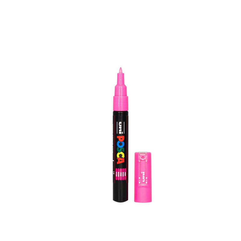 POSCA PC-1M Paint Marker Extra Fine Tip Pink – water-based paint marker pen