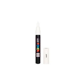 POSCA PC-1M Paint Marker Extra Fine Tip White – water-based paint marker pen