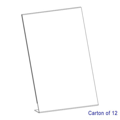 Blueprint Bulk A4 Portrait Slanted Sign Holders Carton of 12