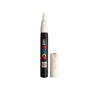 POSCA PC-1M Paint Marker Extra Fine Tip Ivory – water-based paint marker pen