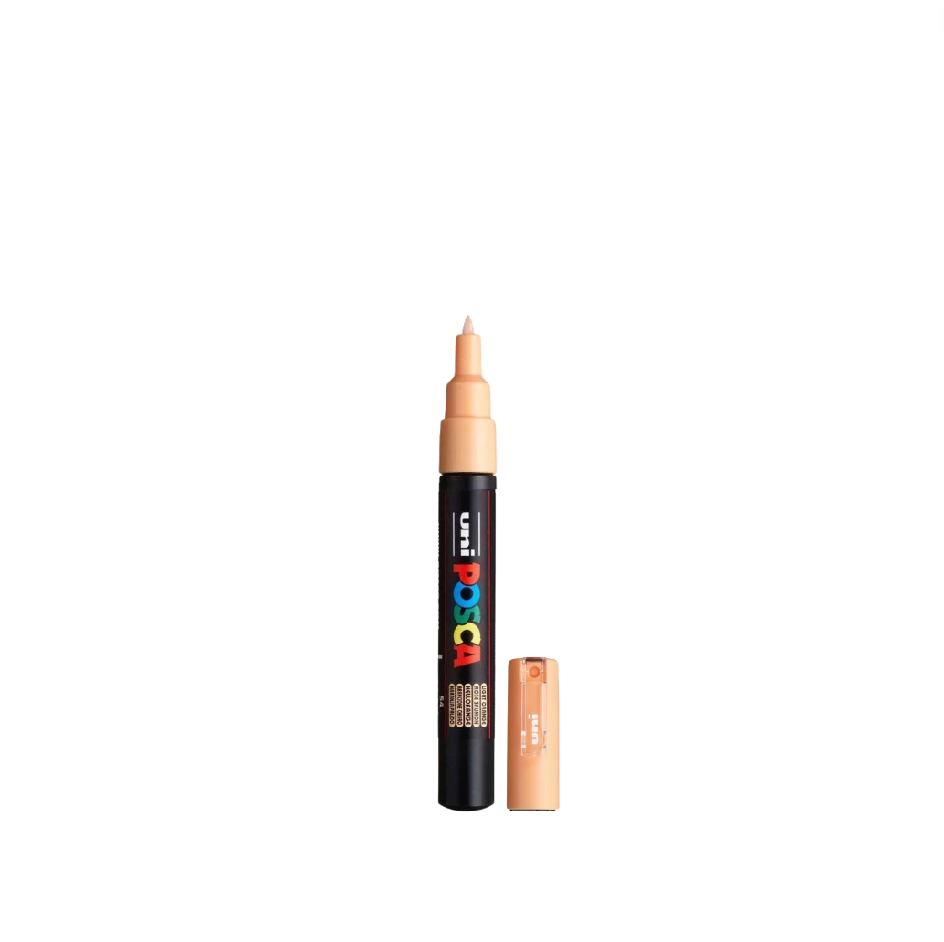 POSCA PC-1M Paint Marker Extra Fine Tip Light Orange – water-based paint marker pen