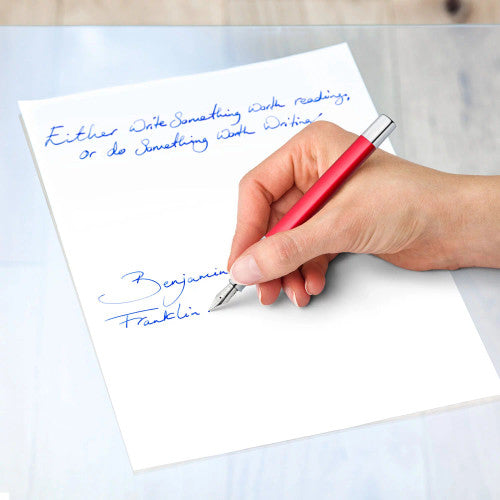 Staedtler 474 M02-3 Triplus Premium Fountain Pen Medium Red
