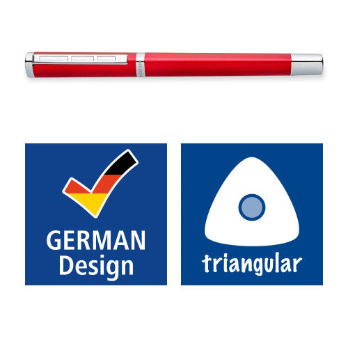 Staedtler 474 M02-3 Triplus Premium Fountain Pen Medium Red