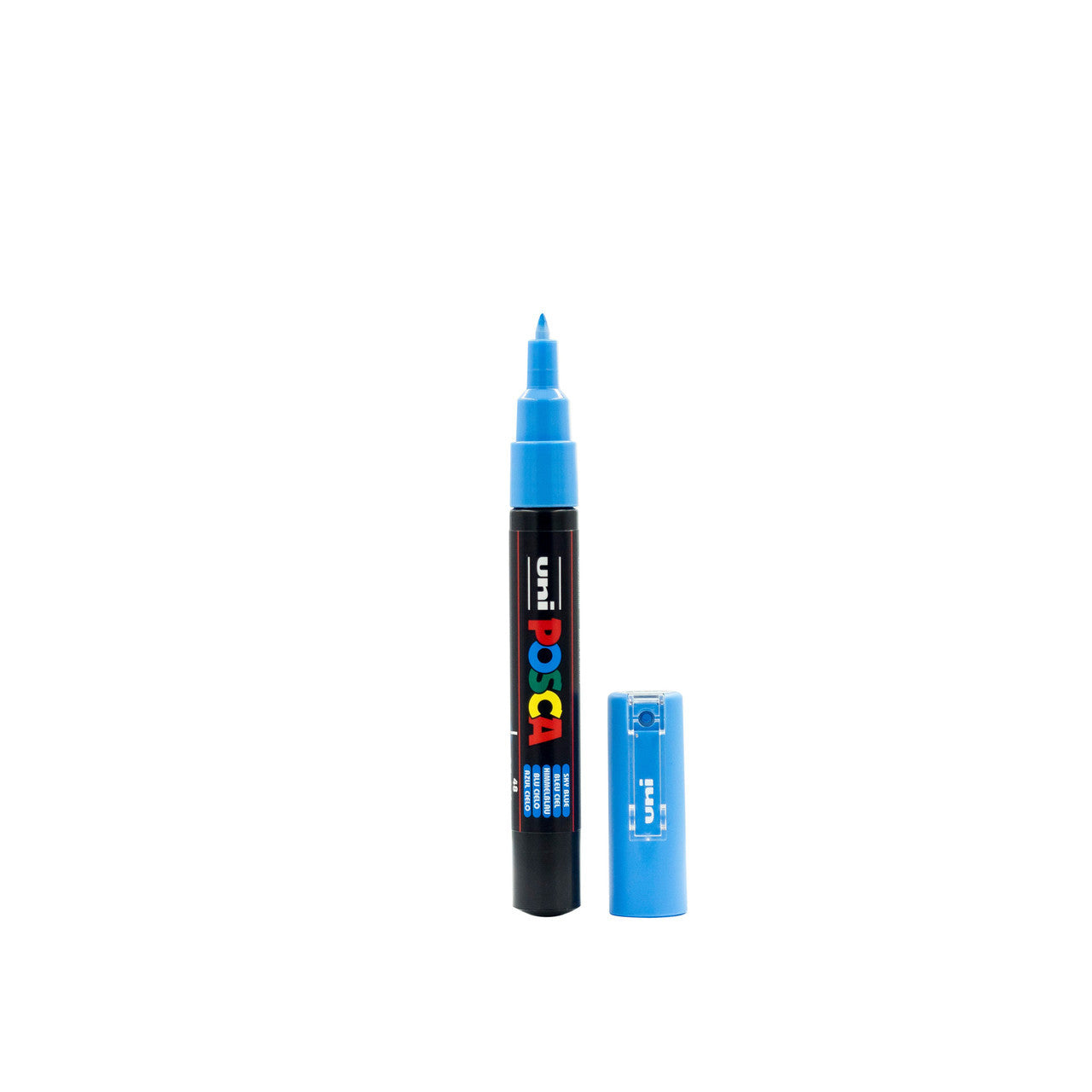 POSCA PC-1M Paint Marker Extra Fine Tip Sky Blue – water-based paint marker pen