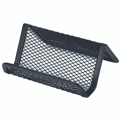 Esselte 47548 Business Card Holder Metal Mesh Black