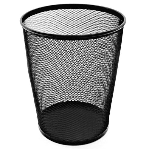 Esselte 47555 Metal Mesh Waste Bin 19L Black
