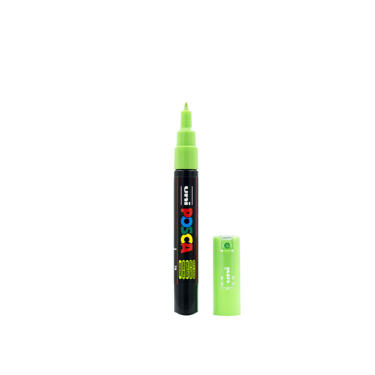 POSCA PC-1M Paint Marker Extra Fine Tip Apple Green – water-based paint marker pen