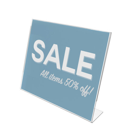 Deflecto Slanted Sign Holder A3 Landscape