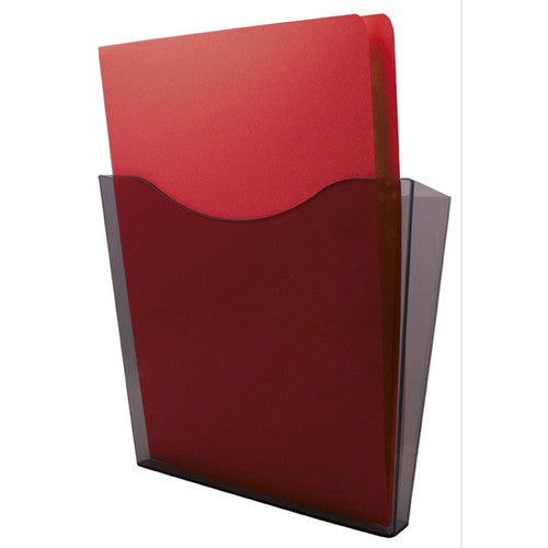 Esselte 47618 Wall Mount Document Pocket Foolscap Portrait Smoke