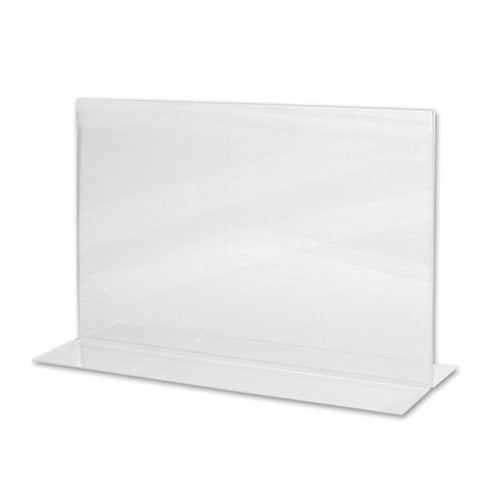 Deflecto Double Sided T-Shape Sign Holder A4 Landscape