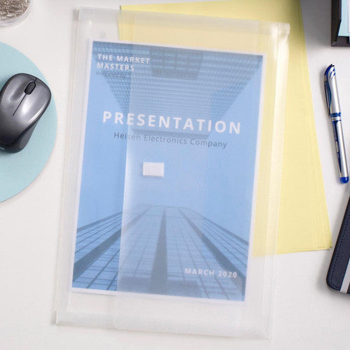 Avery Clear Document Wallet Transparent Foolscap