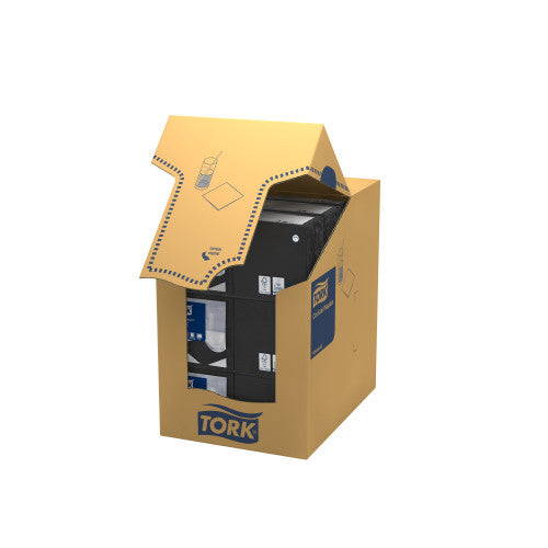 Tork Black Cocktail Napkin Pack of 200 Carton of 12