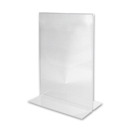 Deflecto Double Sided T-Shape Sign Holder A4 Portrait
