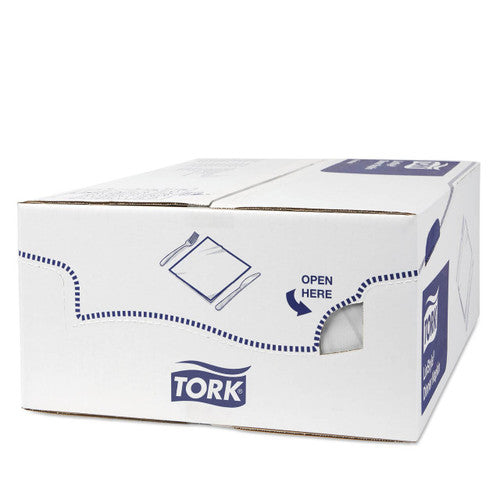 Tork Linstyle White Quarterfold Dinner Napkin Carton of 12