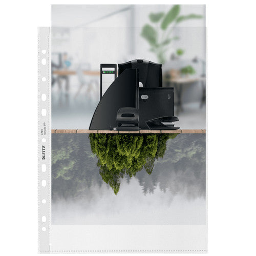 Leitz Recycle Sheet Protectors A4 Box 100 Carton of 5
