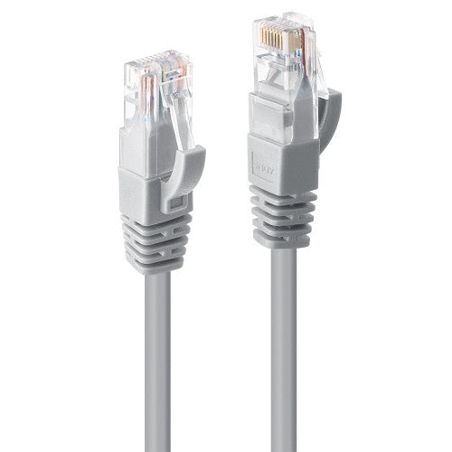 Lindy 10m Cat6 U/UTP Gigabit Network Cable Grey